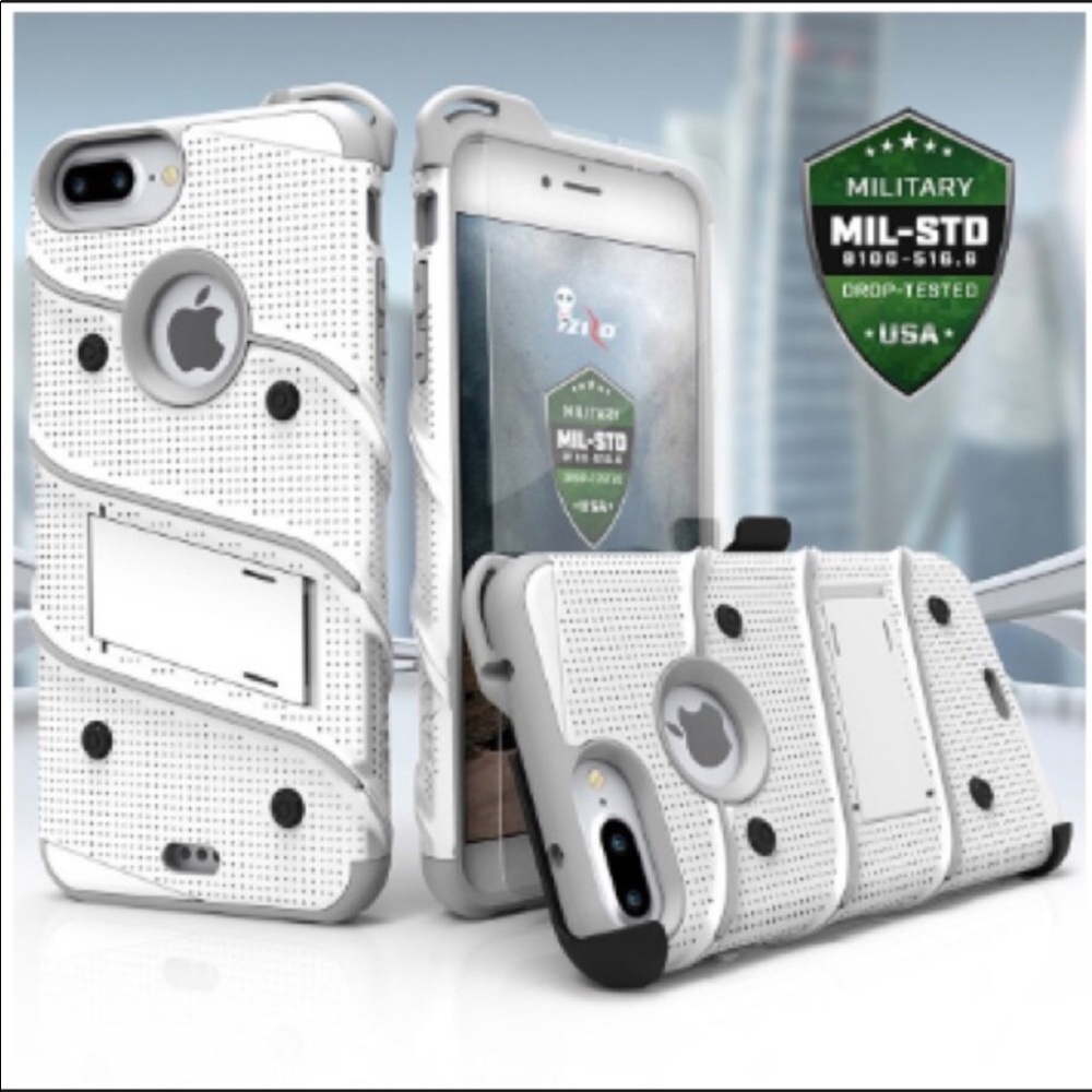 🔴White iPhone 7+ Rugged Case- FINAL PRICE - Picture 2 of 8